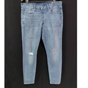 rag & bone NEW YORK rag & bone Freeland With Holes Jeans Light Wash Size 36